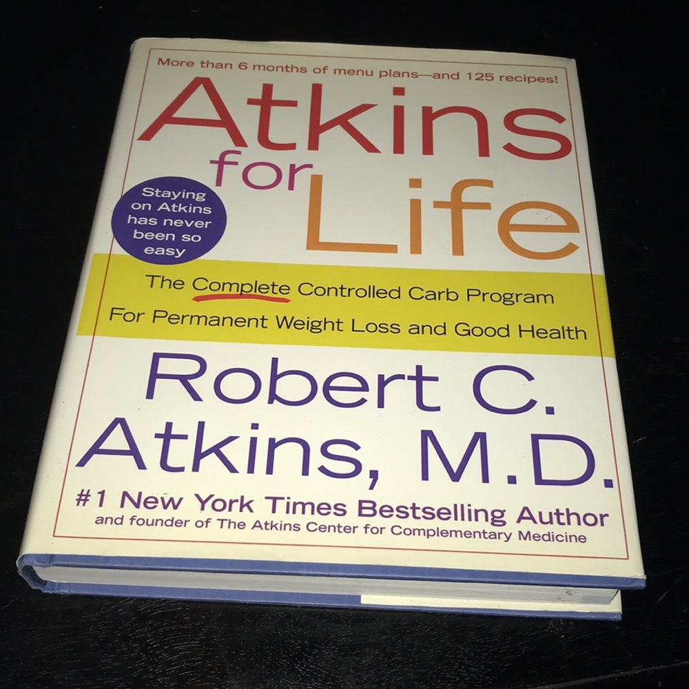 Atkins book. Keto. Low carb
